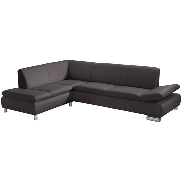 Max Winzer corner sofa left with 2.5-seater sofa right Terrence brown