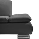 Max Winzer Ecksofa links mit Sofa 2,5-Sitzer rechts Terrence schwarz