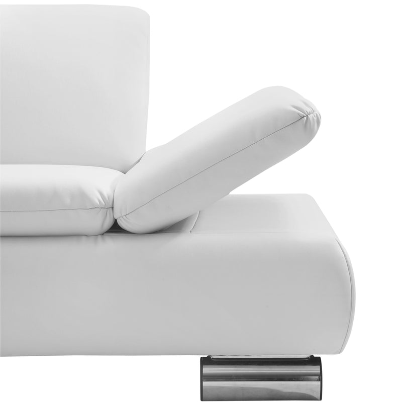 Max Winzer Ecksofa links mit Sofa 2,5-Sitzer rechts Terrence weiß