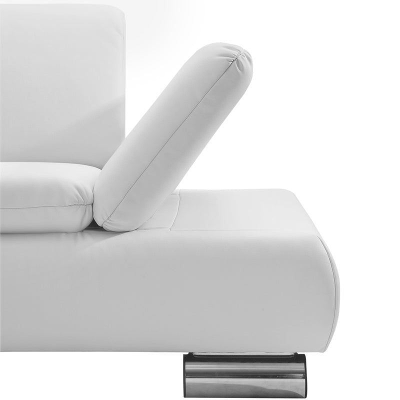 Max Winzer Ecksofa links mit Sofa 2,5-Sitzer rechts Terrence weiß