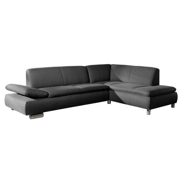 Max Winzer 2.5-seater sofa left with corner sofa right Terrence anthracite