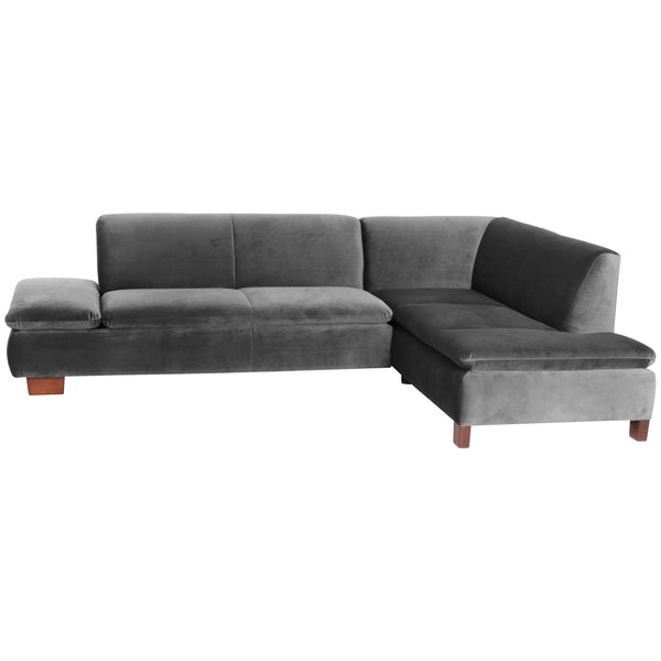 Max Winzer 2.5-seater sofa left with corner sofa right Terrence anthracite