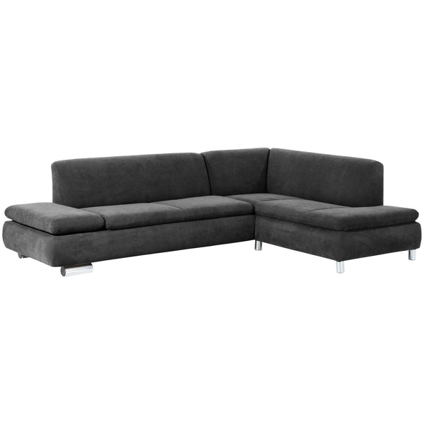 Max Winzer 2.5-seater sofa left with corner sofa right Terrence anthracite