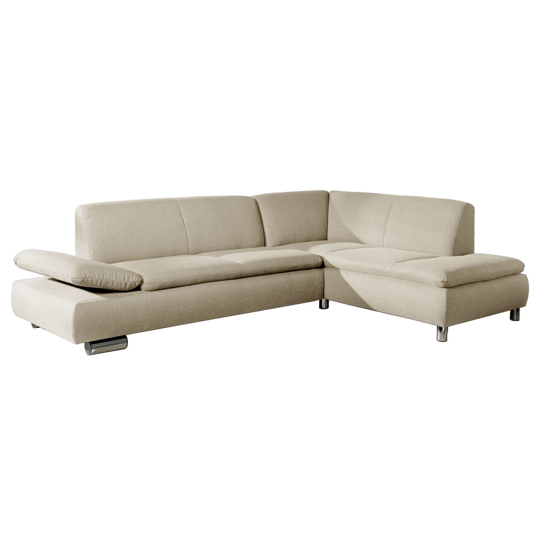 Max Winzer Sofa 2,5-Sitzer links mit Ecksofa rechts Terrence beige