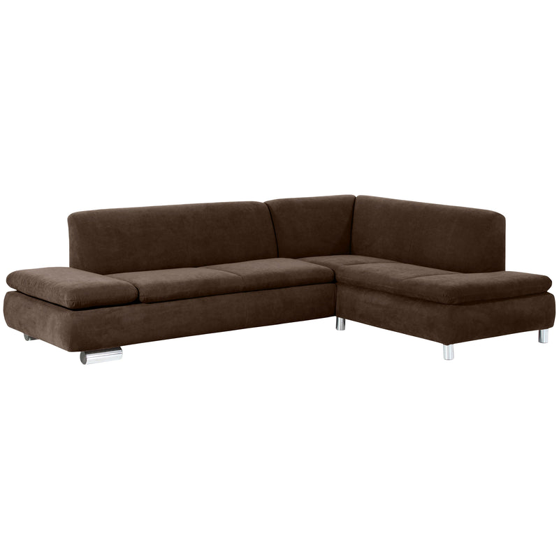 Max Winzer 2.5-seater sofa left with corner sofa right Terrence brown