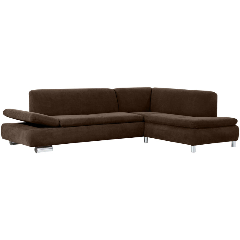 Max Winzer 2.5-seater sofa left with corner sofa right Terrence brown