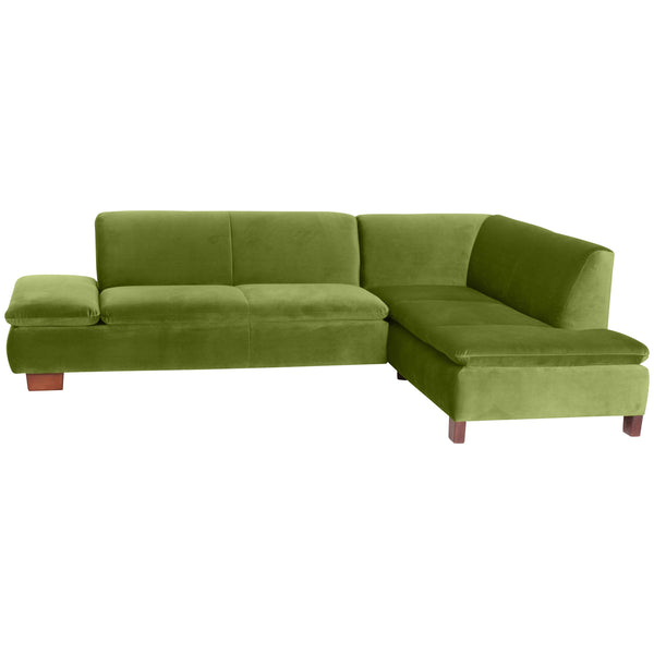 Max Winzer 2.5-seater sofa left with corner sofa right Terrence olive