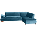 Max Winzer Sofa 2,5-Sitzer links mit Ecksofa rechts Terrence petrol