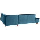 Max Winzer Sofa 2,5-Sitzer links mit Ecksofa rechts Terrence petrol