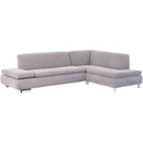 Max Winzer Sofa 2,5-Sitzer links mit Ecksofa rechts Terrence silber