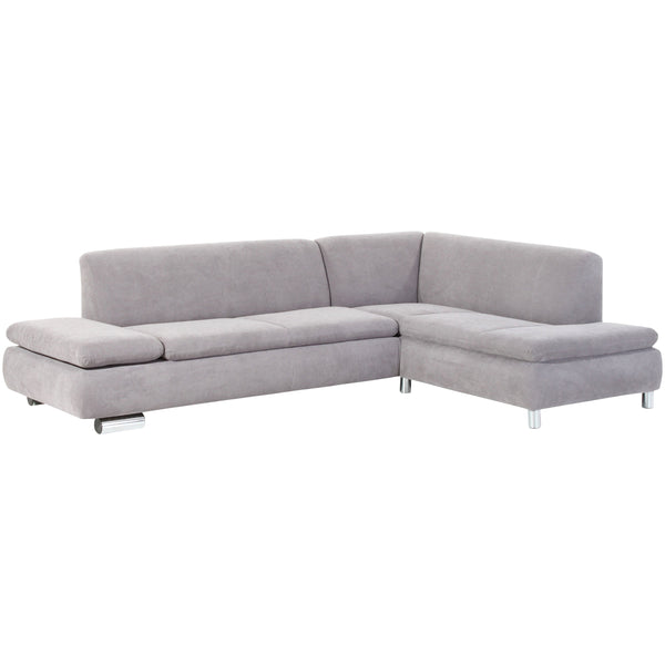Max Winzer 2.5-seater sofa left with corner sofa right Terrence silver