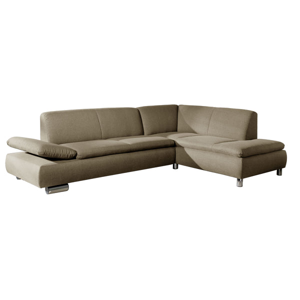 Max Winzer 2.5-seater sofa left with corner sofa right Terrence taupe