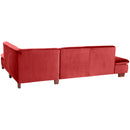 Max Winzer sofa 2.5-seater left with corner sofa right Terrence brick