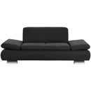 Max Winzer Sofa 2-Sitzer Terrence schwarz