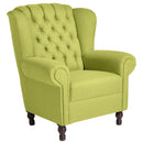 Fauteuil à oreilles Max Winzer Vary pomme