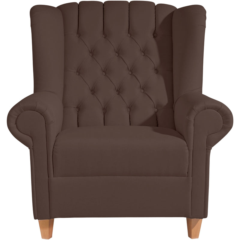 Max Winzer wingback chair Vary brown