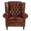 Max Winzer wingback chair Vary brown