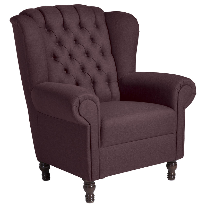 Max Winzer wingback chair Vary burgundy