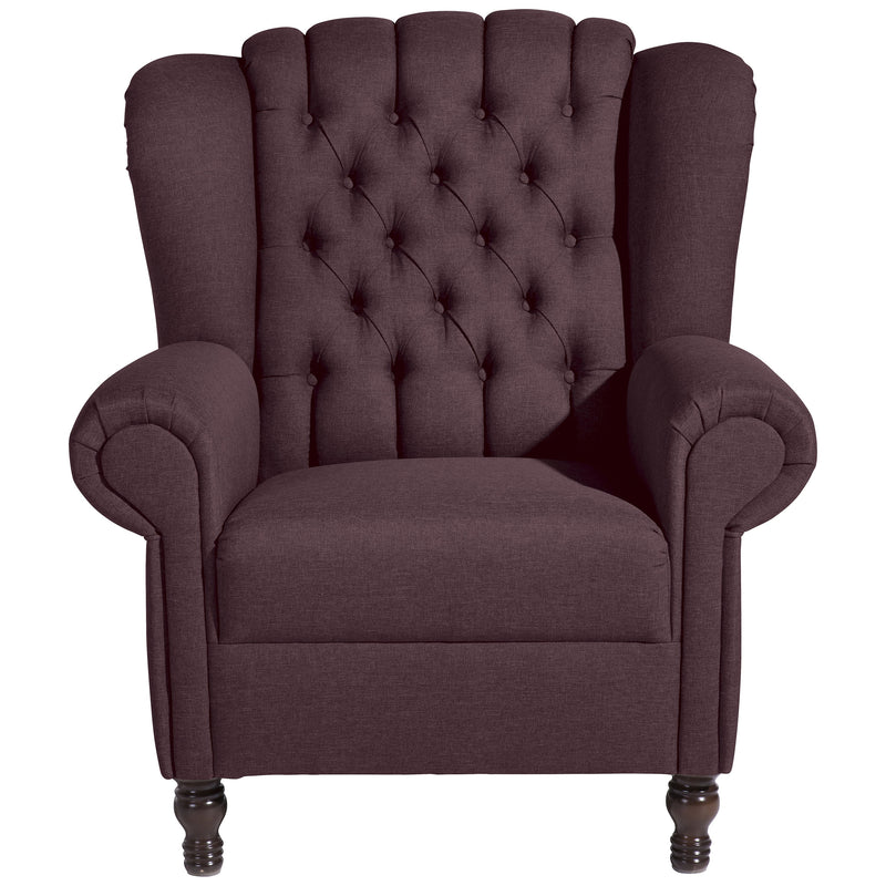 Max Winzer wingback chair Vary burgundy