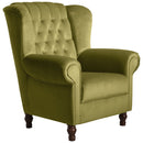 Max Winzer wingback chair Vary olive