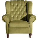 Max Winzer wingback chair Vary olive