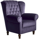 Max Winzer wingback chair Vary purple