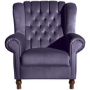 Max Winzer wingback chair Vary purple