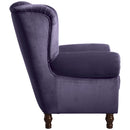 Max Winzer wingback chair Vary purple