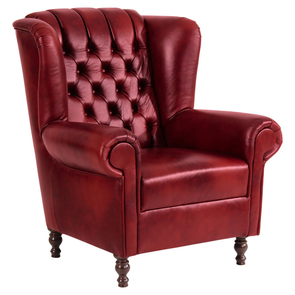 Max Winzer wingback chair Vary red