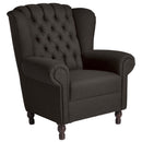 Max Winzer wingback chair Vary chocolate