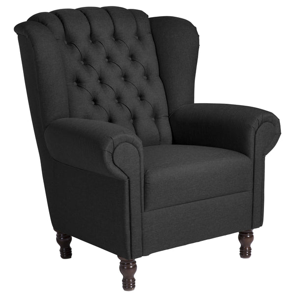 Max Winzer wingback chair Vary black