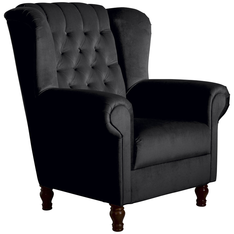 Max Winzer wingback chair Vary black
