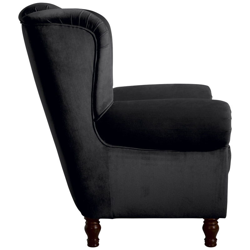 Max Winzer wingback chair Vary black
