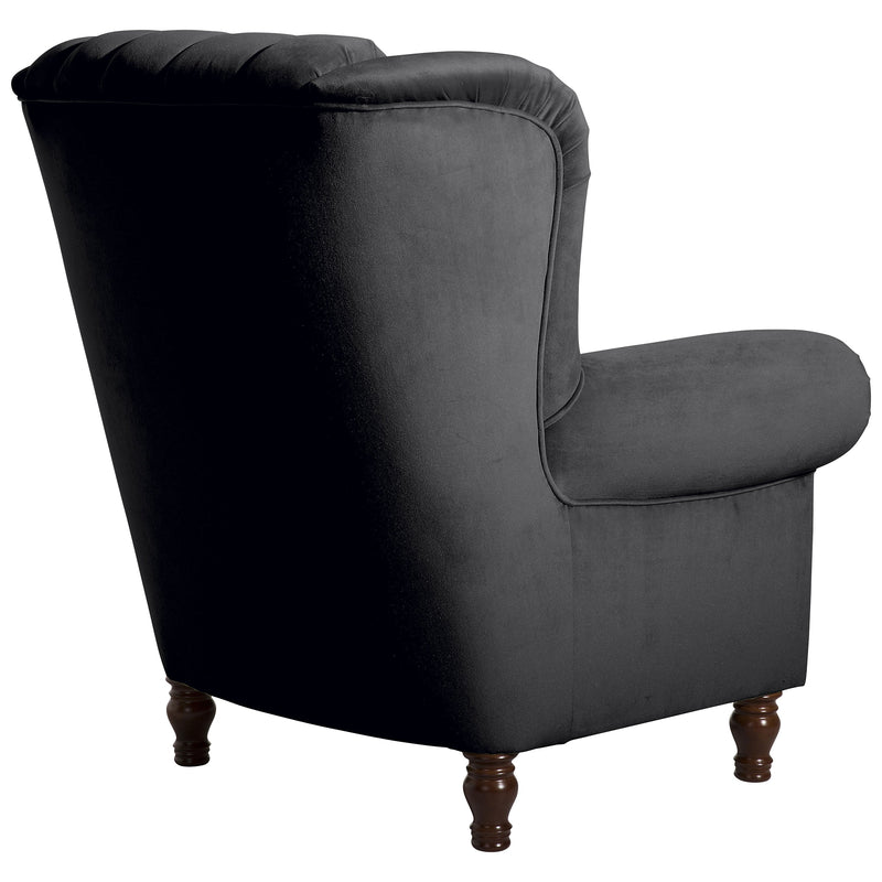 Max Winzer wingback chair Vary black