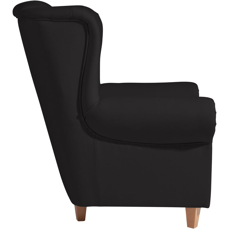 Max Winzer Ohrenbackensessel Vary schwarz