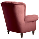 Fauteuil à oreilles Max Winzer Vary brick