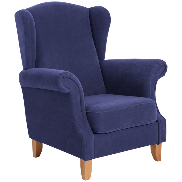 Max Winzer wingback chair Verita blue