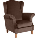 Max Winzer wingback chair Verita brown