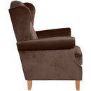 Max Winzer wingback chair Verita brown