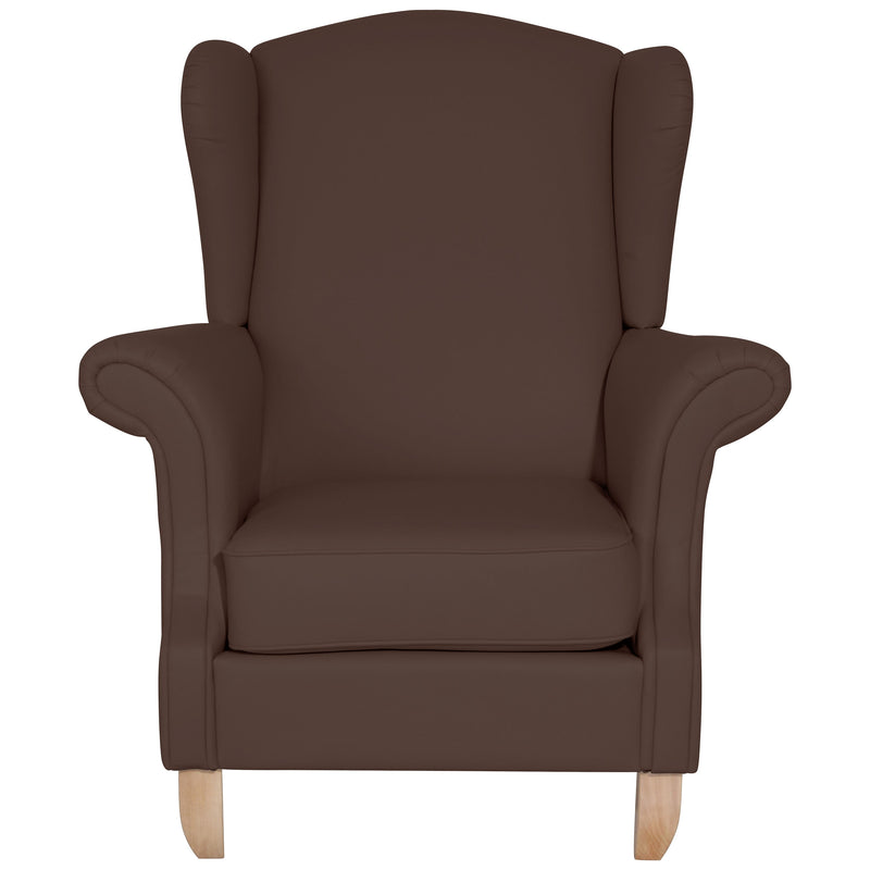 Max Winzer wingback chair Verita brown