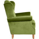Max Winzer wingback chair Verita olive