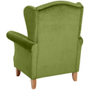 Max Winzer wingback chair Verita olive