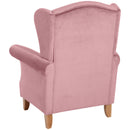 Fauteuil à oreilles Verita rosé de Max Winzer