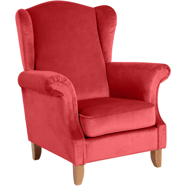 Max Winzer wingback chair Verita red