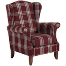 Fauteuil à oreilles Verita rouge de Max Winzer