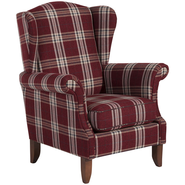 Max Winzer wingback chair Verita red