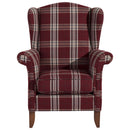 Fauteuil à oreilles Verita rouge de Max Winzer