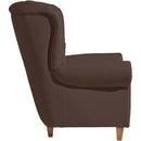 Chaise à dossier haut Vicky marron de Max Winzer