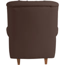 Chaise à dossier haut Vicky marron de Max Winzer