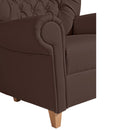 Chaise à dossier haut Vicky marron de Max Winzer